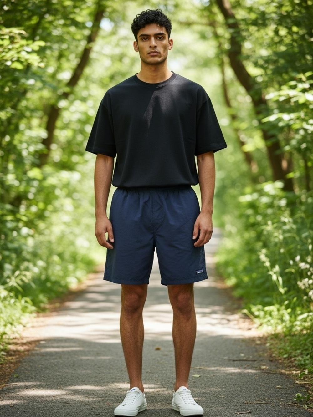 NWOT Patagonia Men's Navy Athletic Elastic-Waist Shorts